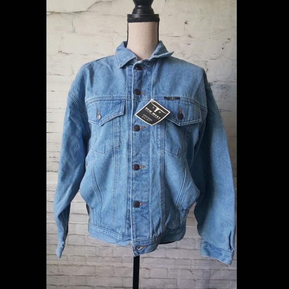 New West Denim Jacket Women's Size Small NEW